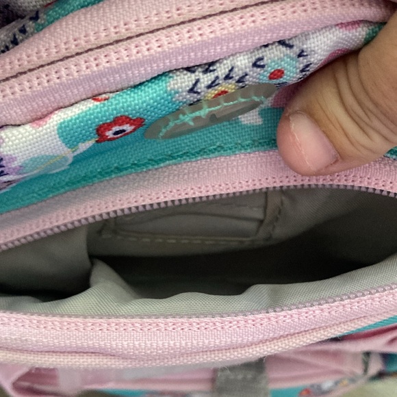 Pottery Barn Kids Small Hedgehog Backpack Blue & Pink - Picture 4 of 6